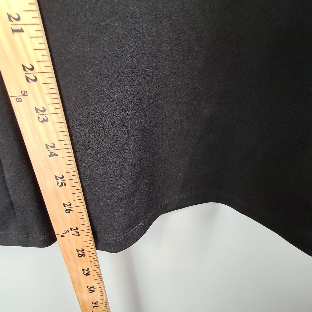 H&M Women's Black Button Front Sailor Pull On Wide Leg Trousers Medium Workwear‎ - Picture 5 of 8